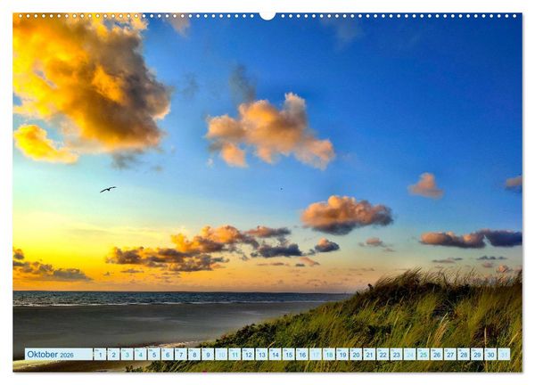 Produktbild: Beach Light Inspiration (Wandkalender 2026 DIN A2 quer), CALVENDO Monatskalender