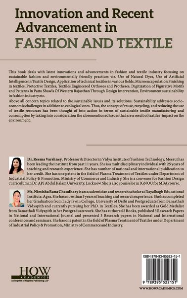 Produktbild: Innovation and Recent Advancement In Fashion and Textile