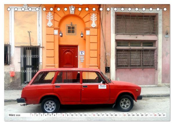 Produktbild: LADA KOMBI - Die sowjetische Auto-Legende WAS-2102 (Tischkalender 2026 DIN A5 quer), CALVENDO Monatskalender