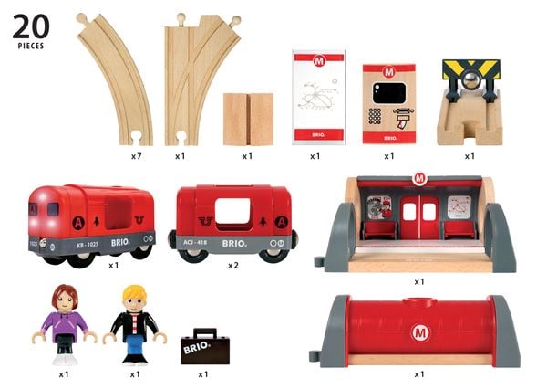 Produktbild: Brio Metro Bahn Set