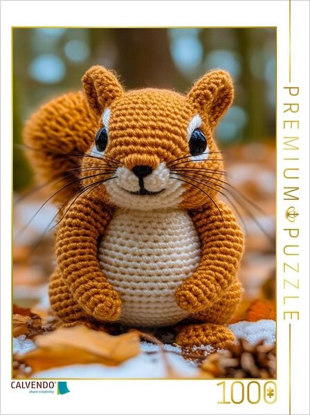 CALVENDO Puzzle Eichhörnchen | 1000 Teile Lege-Größe 64x48cm Foto-Puzzle für glückliche Stunden