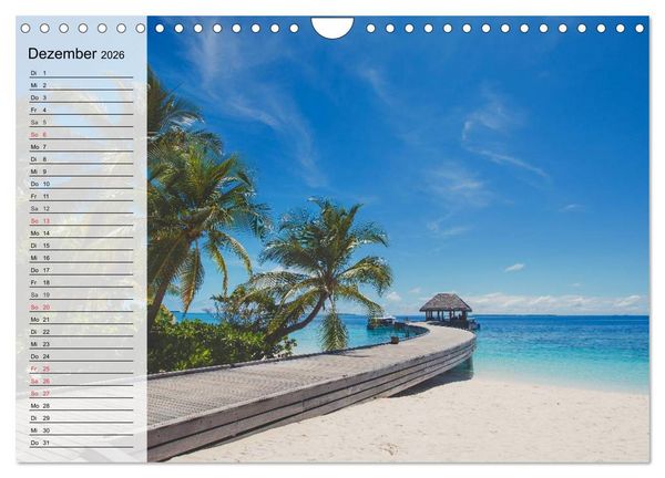 Produktbild: S&uuml;dseetr&auml;ume. Paradiese im Pazifik (Wandkalender 2026 DIN A4 quer), CALVENDO Monatskalender