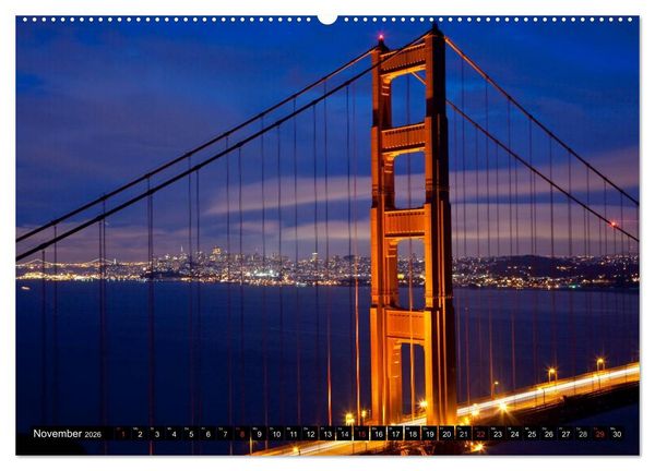 Produktbild: Blickpunkte der USA (hochwertiger Premium Wandkalender 2026 DIN A2 quer), Kunstdruck in Hochglanz