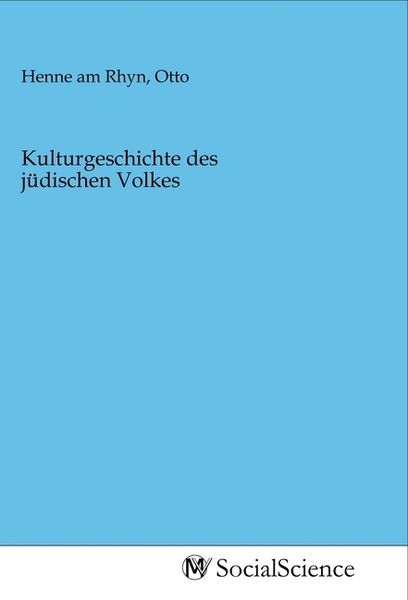 Produktbild: Kulturgeschichte des j&uuml;dischen Volkes