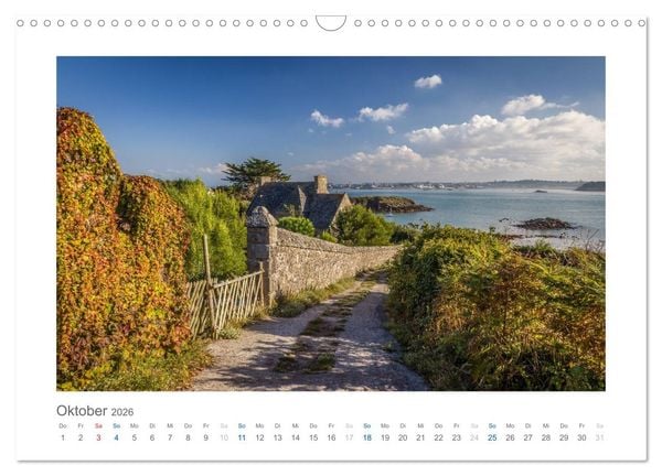 Produktbild: Bretagne - Zauber der C&ocirc;te de Granit Rose (Wandkalender 2026 DIN A3 quer), CALVENDO Monatskalender