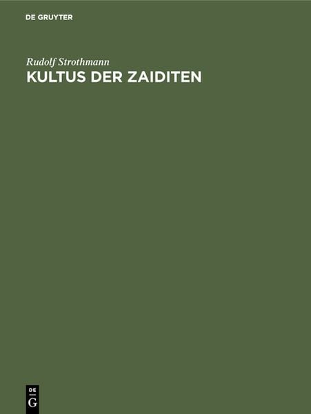Produktbild: Kultus der Zaiditen