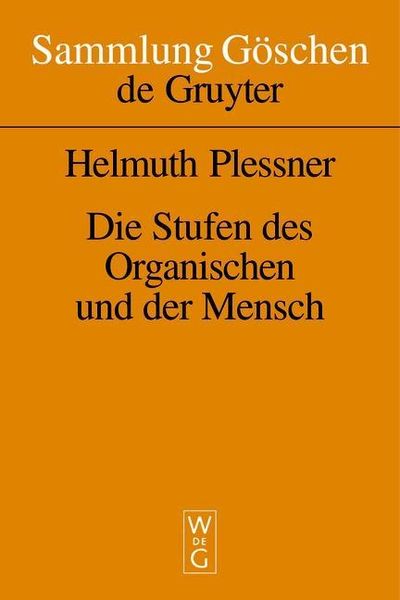 Produktbild: Die Stufen des Organischen und der Mensch