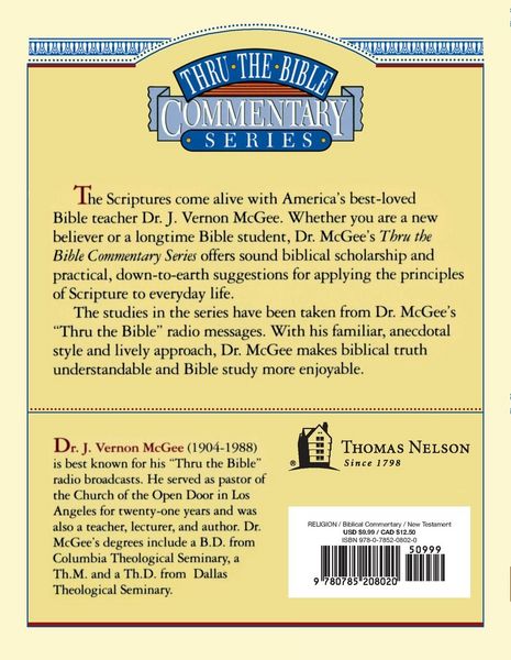 Produktbild: Thru the Bible Vol. 50: The Epistles (1 and 2 Timothy/Titus/Philemon)