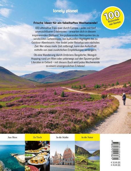 Produktbild: LONELY PLANET Bildband 100 Weekends in Europa