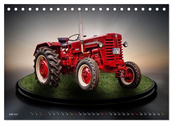 Produktbild: Traktor - Giganten (Tischkalender 2027 DIN A5 quer), CALVENDO Monatskalender