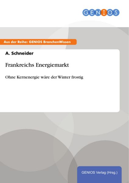 Produktbild: Frankreichs Energiemarkt