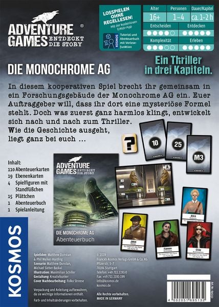 Produktbild: Adventure Games Die Monochrome AG