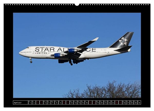 Produktbild: 747 Queen of the Skies (High Quality Premium Wall Calendar 2027 DIN A2 landscape),CALVENDO 12 Month Wall Calendar