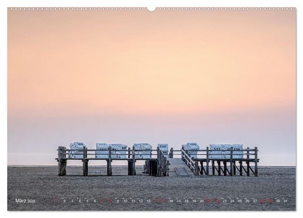 Produktbild: Nordseeurlaub in St. Peter-Ording (hochwertiger Premium Wandkalender 2026 DIN A2 quer), Kunstdruck in Hochglanz