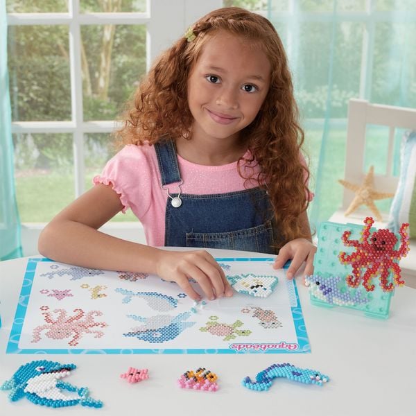 Produktbild: Aquabeads 35046 - Ocean Splash Scene, Ozean Bastelset, Bastelperlen