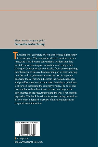 Produktbild: Corporate Restructuring