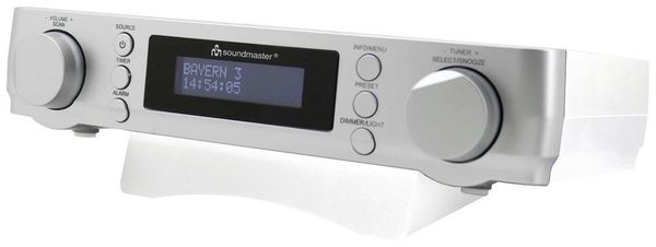 Soundmaster UR2022SI Unterbauradio DAB+, UKW Weckfunktion Silber