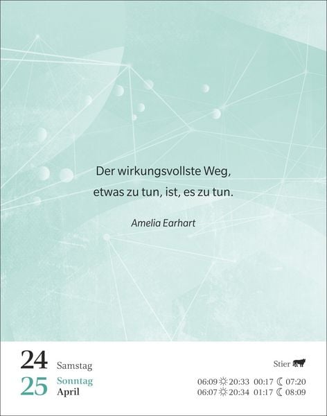 Produktbild: Gute Gedanken tanken Tagesabrei&szlig;kalender 2027 - Denkanst&ouml;&szlig;e f&uuml;r das ganze Jahr