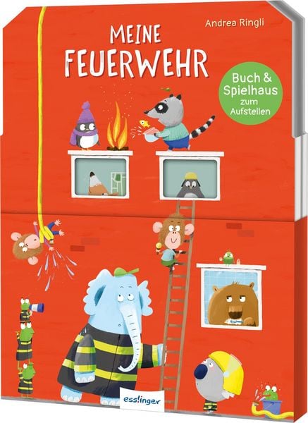 Buch & Spielhaus zum Aufstellen: Meine Feuerwehr, Gebundene Ausgabe von , Esslinger in der Thienemann-Esslinger Verlag GmbH, 978-3-480-24086-9