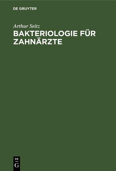 Produktbild: Bakteriologie f&uuml;r Zahn&auml;rzte