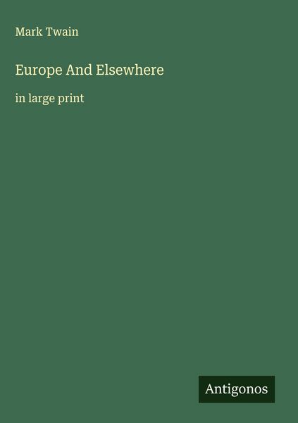 Produktbild: Europe And Elsewhere