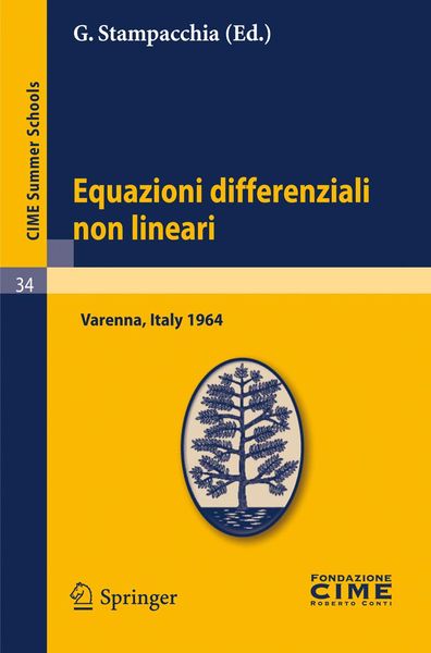 Produktbild: Equazioni differenziali non lineari