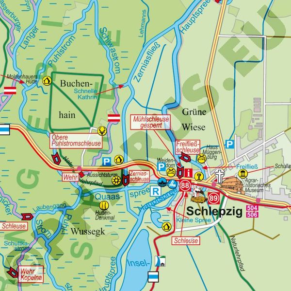 Produktbild: Pharus-Plan Spreewald 1:40000