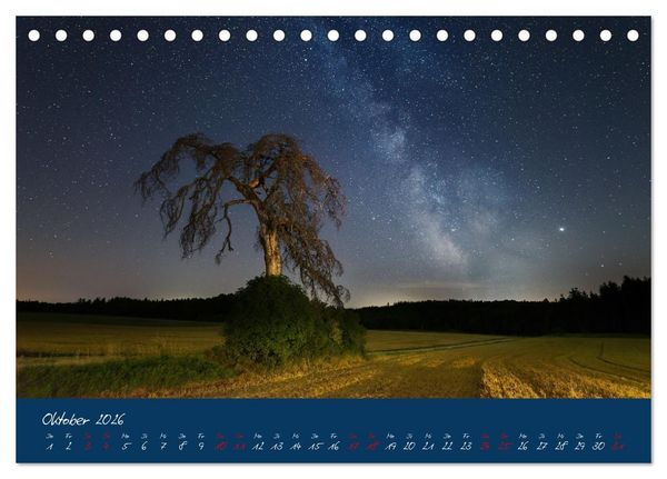 Produktbild: Welt unter Sternen (Tischkalender 2026 DIN A5 quer), CALVENDO Monatskalender