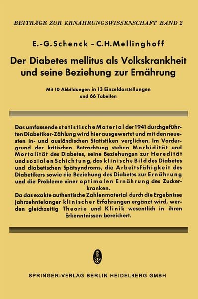 Produktbild: Der Diabetes Mellitus als Volkskrankheit und seine Beziehung zur Ern&auml;hrung