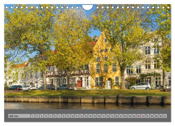 Produktbild: Ansichten der L&uuml;becker Altstadtinsel (Wandkalender 2026 DIN A4 quer), CALVENDO Monatskalender