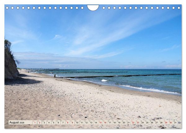Produktbild: Ostseebad Wustrow K&uuml;stenimpressionen (Wandkalender 2026 DIN A4 quer), CALVENDO Monatskalender
