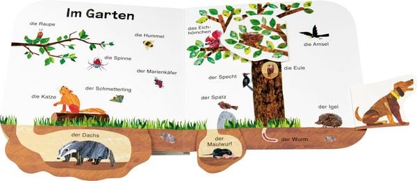 Produktbild: Die kleine Raupe Nimmersatt - Meine ersten 100 Tiere