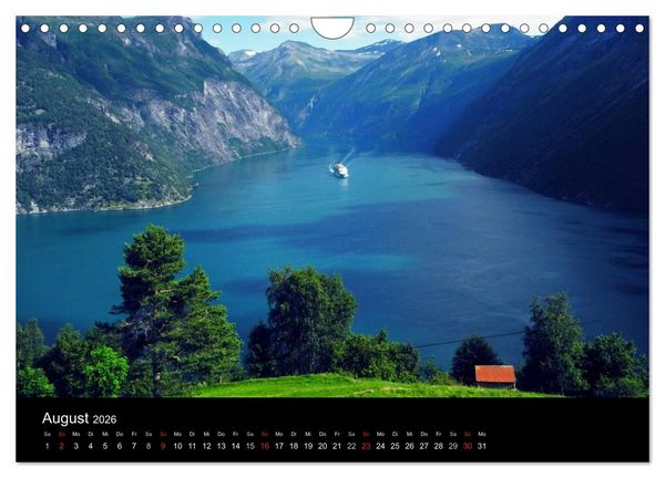 Produktbild: Norwegische Lichtblicke (Wandkalender 2026 DIN A4 quer), CALVENDO Monatskalender