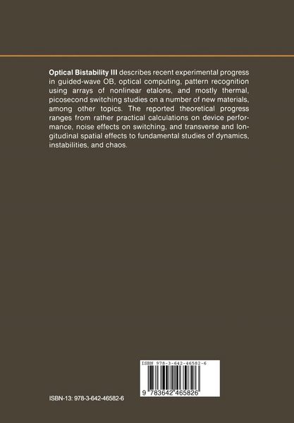Produktbild: Optical Bistability III