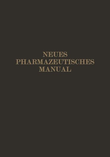 Produktbild: Neues Pharmazeutisches Manual