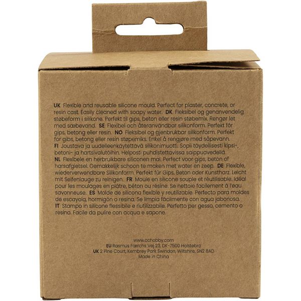 Produktbild: Creativ Company Silikonform, Engel, H 9,5 cm, B 7 cm, Matt transparent, 1 Stk