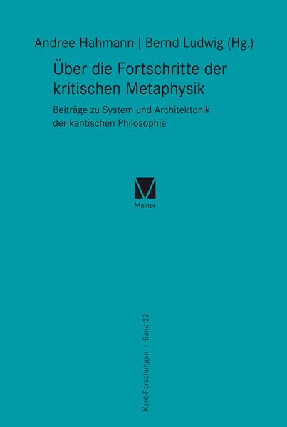 Produktbild: &Uuml;ber die Fortschritte der kritischen Metaphysik