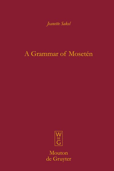 Produktbild: A Grammar of Moset&eacute;n