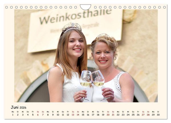 Produktbild: Weinlandschaft - Heppenheim an der Bergstra&szlig;e (Wandkalender 2026 DIN A4 quer), CALVENDO Monatskalender