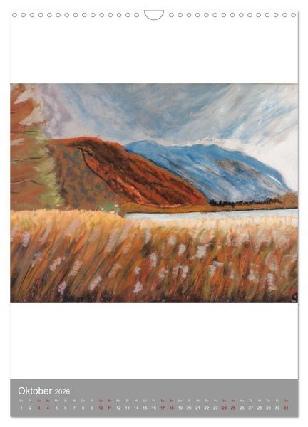 Produktbild: Atmosph&auml;rische Landschaft (Wandkalender 2026 DIN A3 hoch), CALVENDO Monatskalender
