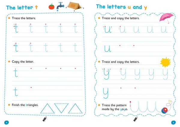 Produktbild: Lower Case Letters Age 3-5 Wipe Clean Activity Book