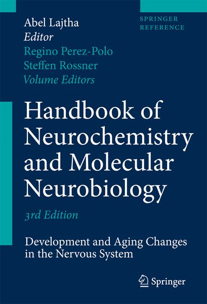 Produktbild: Handbook of Neurochemistry and Molecular Neurobiology