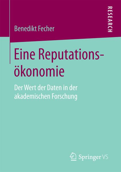 Produktbild: Eine Reputations&ouml;konomie