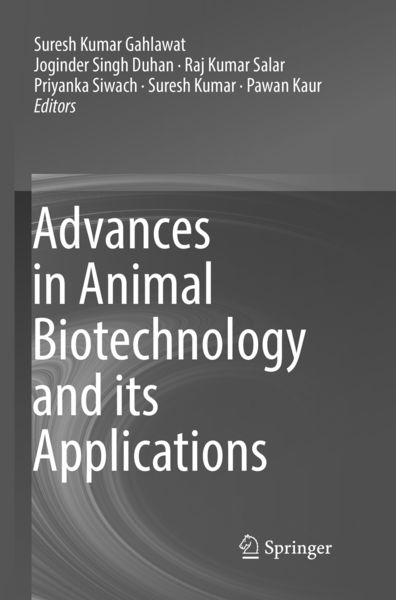 Produktbild: Advances in Animal Biotechnology and its Applications