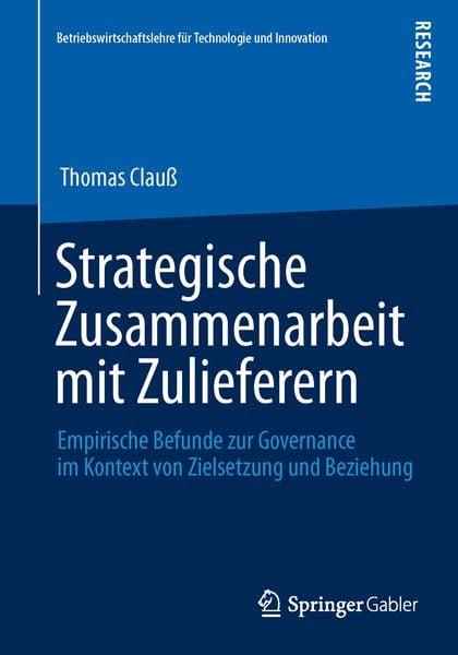 Produktbild: Strategische Zusammenarbeit mit Zulieferern