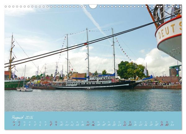 Produktbild: SAIL Bremerhaven. Segelspektakel zum Wegtr&auml;umen (Wandkalender 2026 DIN A3 quer), CALVENDO Monatskalender