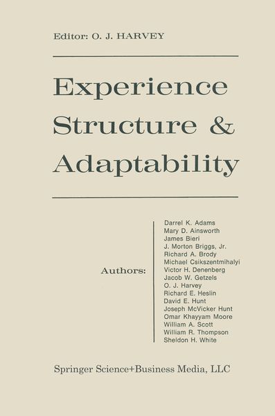 Produktbild: Experience Structure & Adaptability
