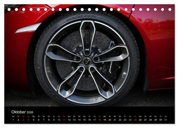 Produktbild: McLaren MP4-12C Spider (Tischkalender 2026 DIN A5 quer), CALVENDO Monatskalender