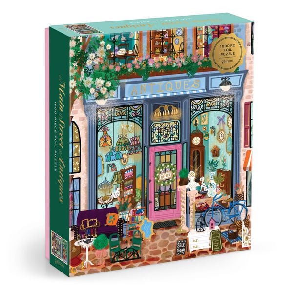 Joy Laforme Main Street Antiques 1000 Piece Foil Puzzle
