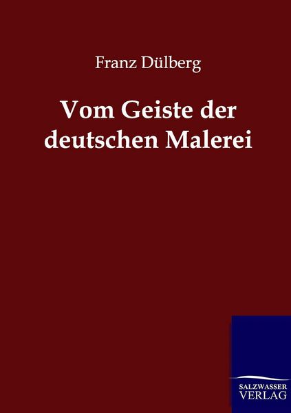 Produktbild: Vom Geiste der deutschen Malerei